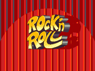 Rock 'N Roll title screen for Amiga